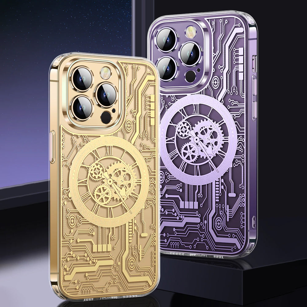 iPhone 13 Series MagSafe Edition Mecha Transparent Case casemarts