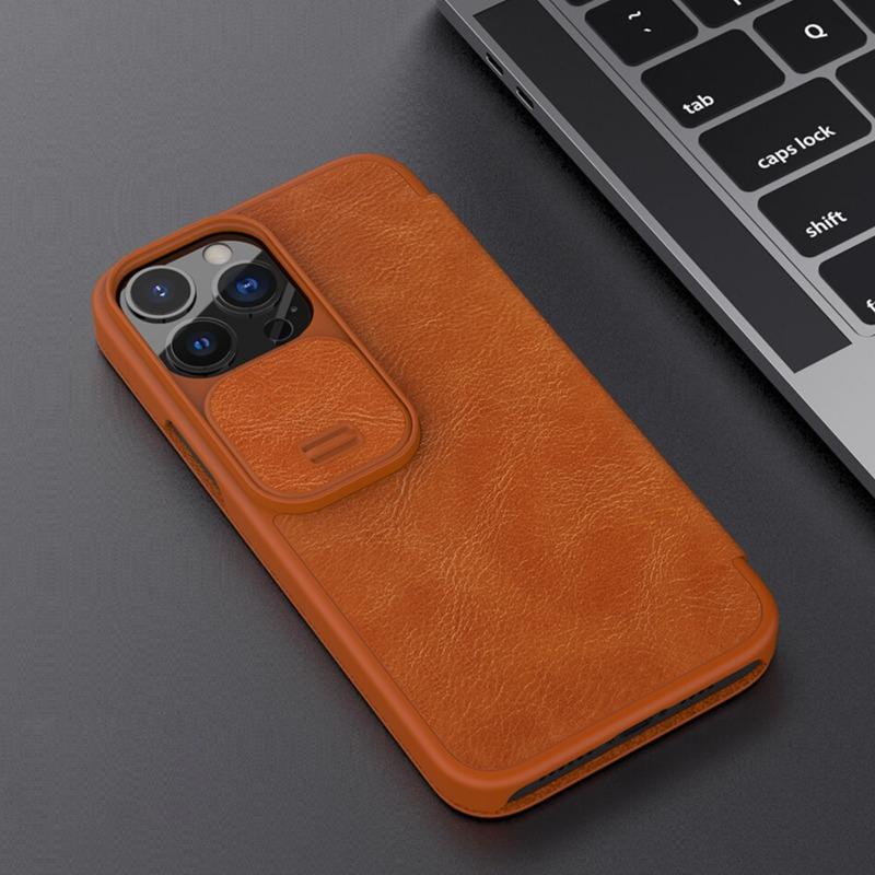 iPhone 13 Camera Protection Leather Flip Case casemarts