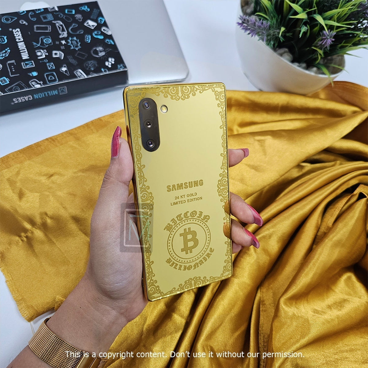 Galaxy Note Series Crafted Gold Luxurious Camera Protective Case casemarts
