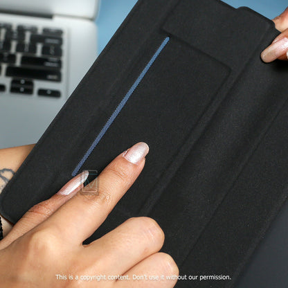 Galaxy Z Fold5 Classy Vintage-Inspired Leather Case casemarts