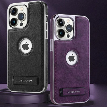 Genuine Leather Bracket Holder Case - iPhone casemarts