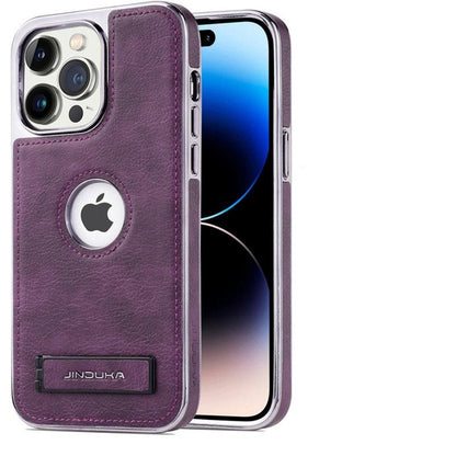 Genuine Leather Bracket Holder Case - iPhone casemarts