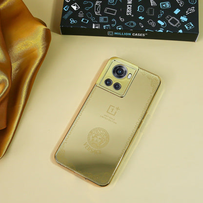 Crafted Gold Versace Luxurious Camera Protective Case - OnePlus casemarts