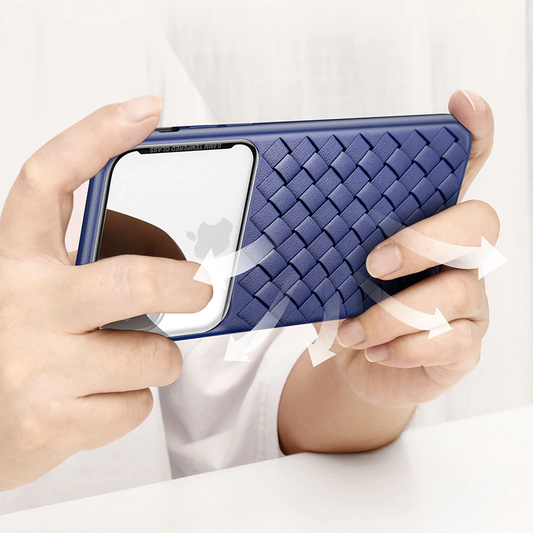 Baseus ® iPhone XS Cross Knit Clear Window Case casemarts