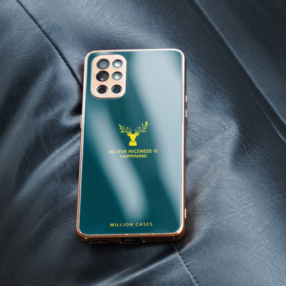 OnePlus 9 Pro Electroplating Reindeer Pattern Glass Case casemarts