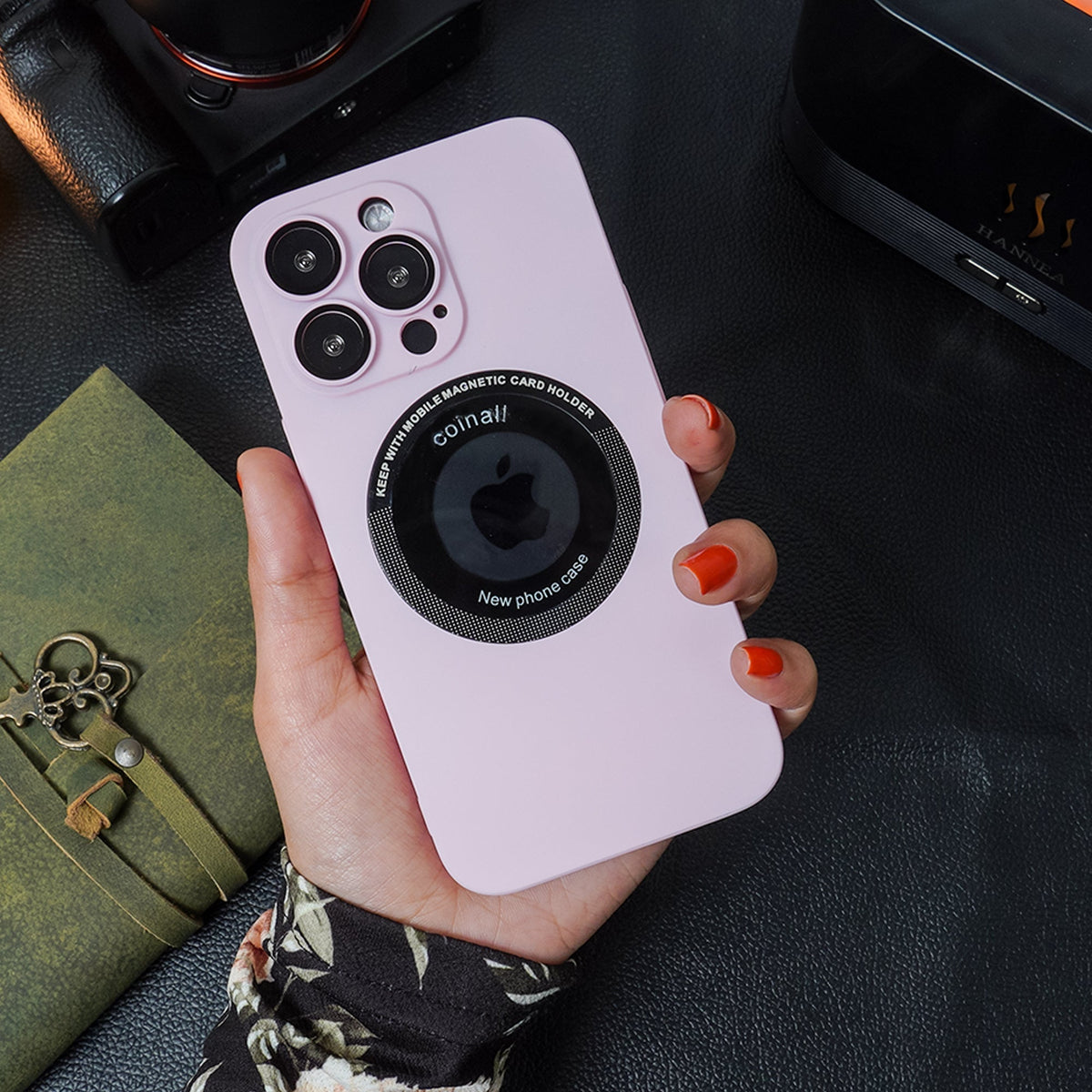 iPhone 12 Frosted Magnetic Holder Case casemarts