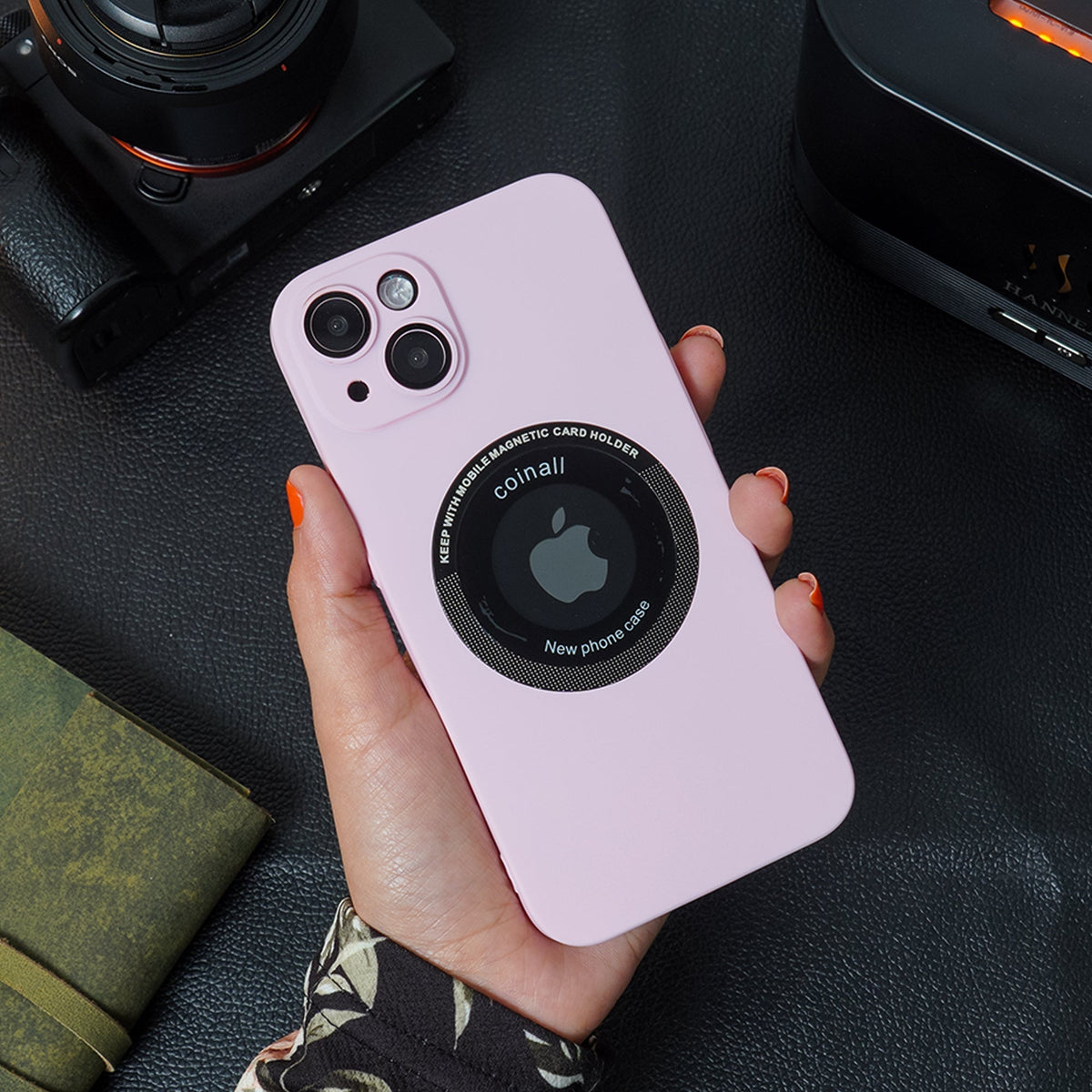 iPhone 13 Frosted Magnetic Holder Case casemarts