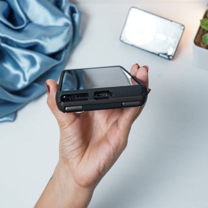 Galaxy S22 Ultra Hidden Card Holder Hybrid Case casemarts