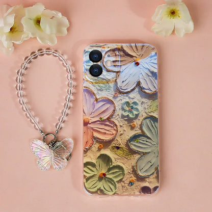 Blooming Secrets Floral Paradise Lanyard Case Urban Covers