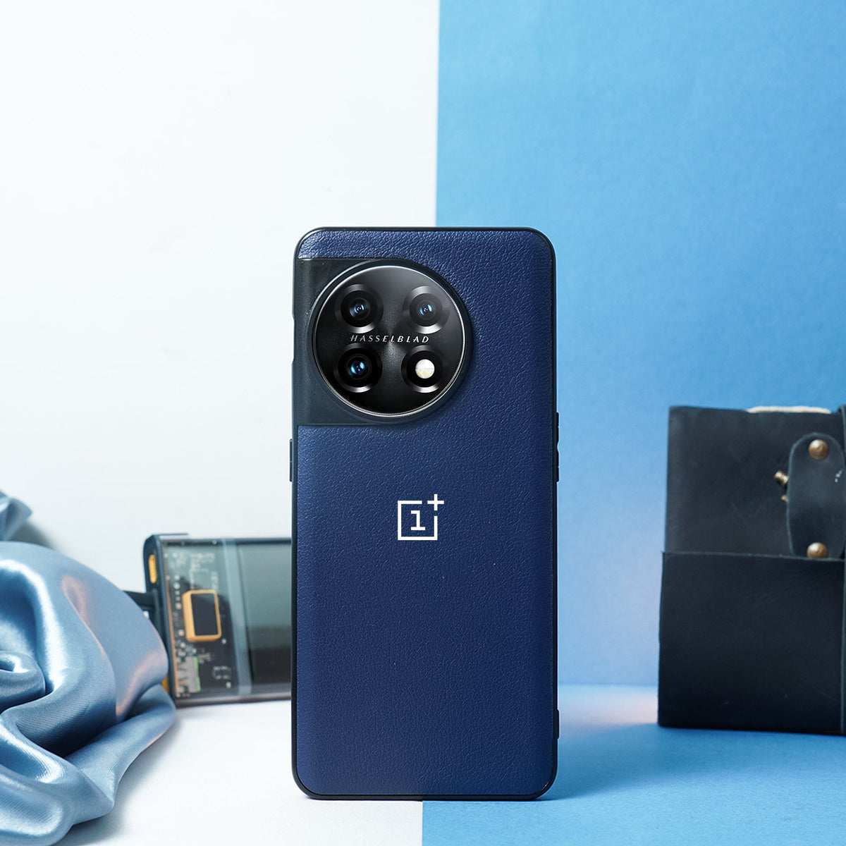Classic Leather Texture Logo Case - OnePlus casemarts