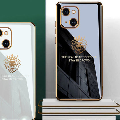 iPhone 11 Series Electroplating Lion Pattern Case casemarts