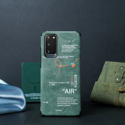 Galaxy S20 FE Sneaker Label Leather Edge Case casemarts