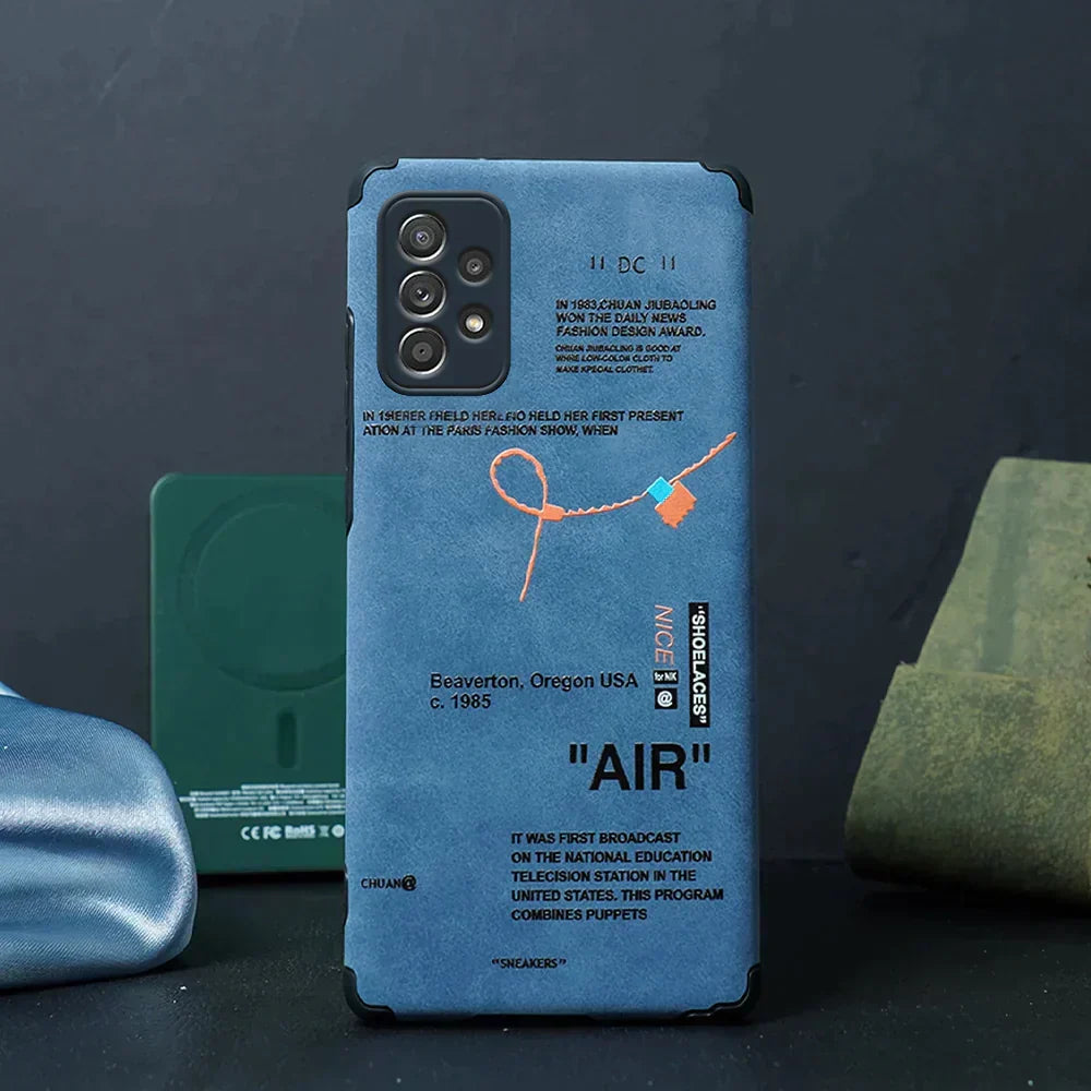 Sneaker Label Leather Edge Case - Samsung casemarts
