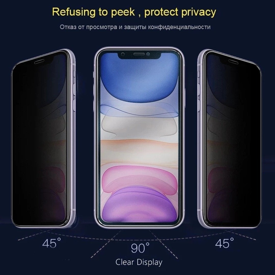 iPhone 13 Pro Max Privacy Tempered Glass [ Anti- Spy Glass] casemarts