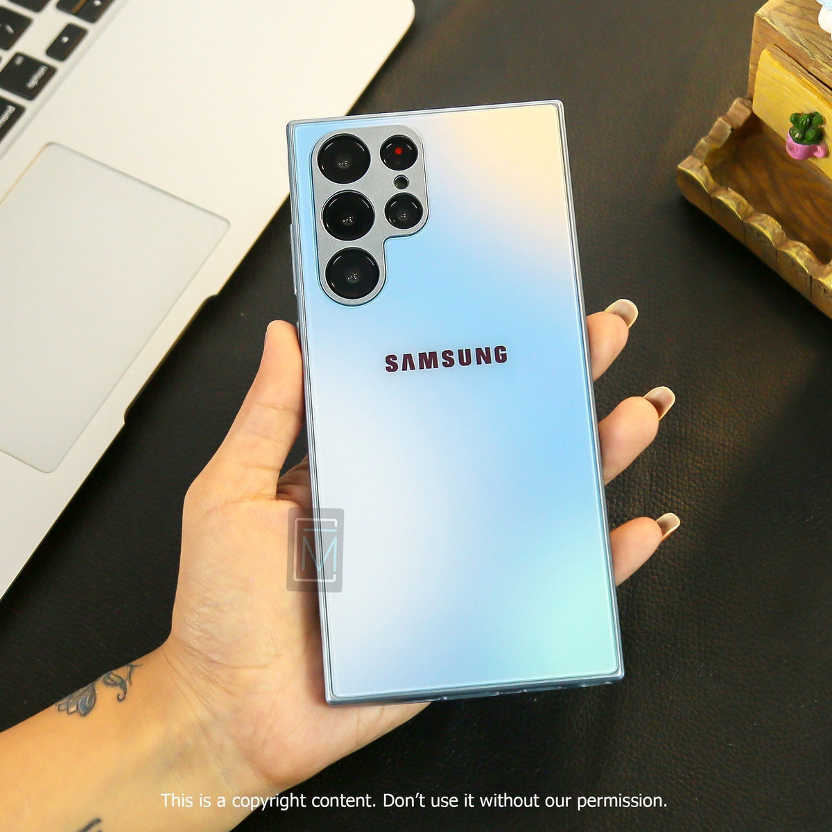 Frosted Glass Back Case - Samsung casemarts