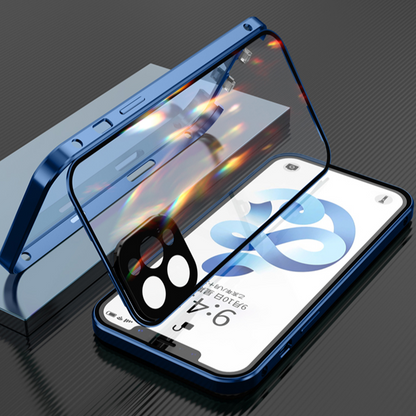 iPhone 12 Series Auto Fit Magnetic Glass Camera Protective Case casemarts