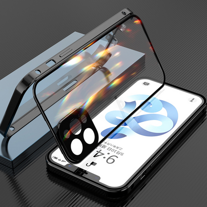 iPhone 12 Series Auto Fit Magnetic Glass Camera Protective Case casemarts