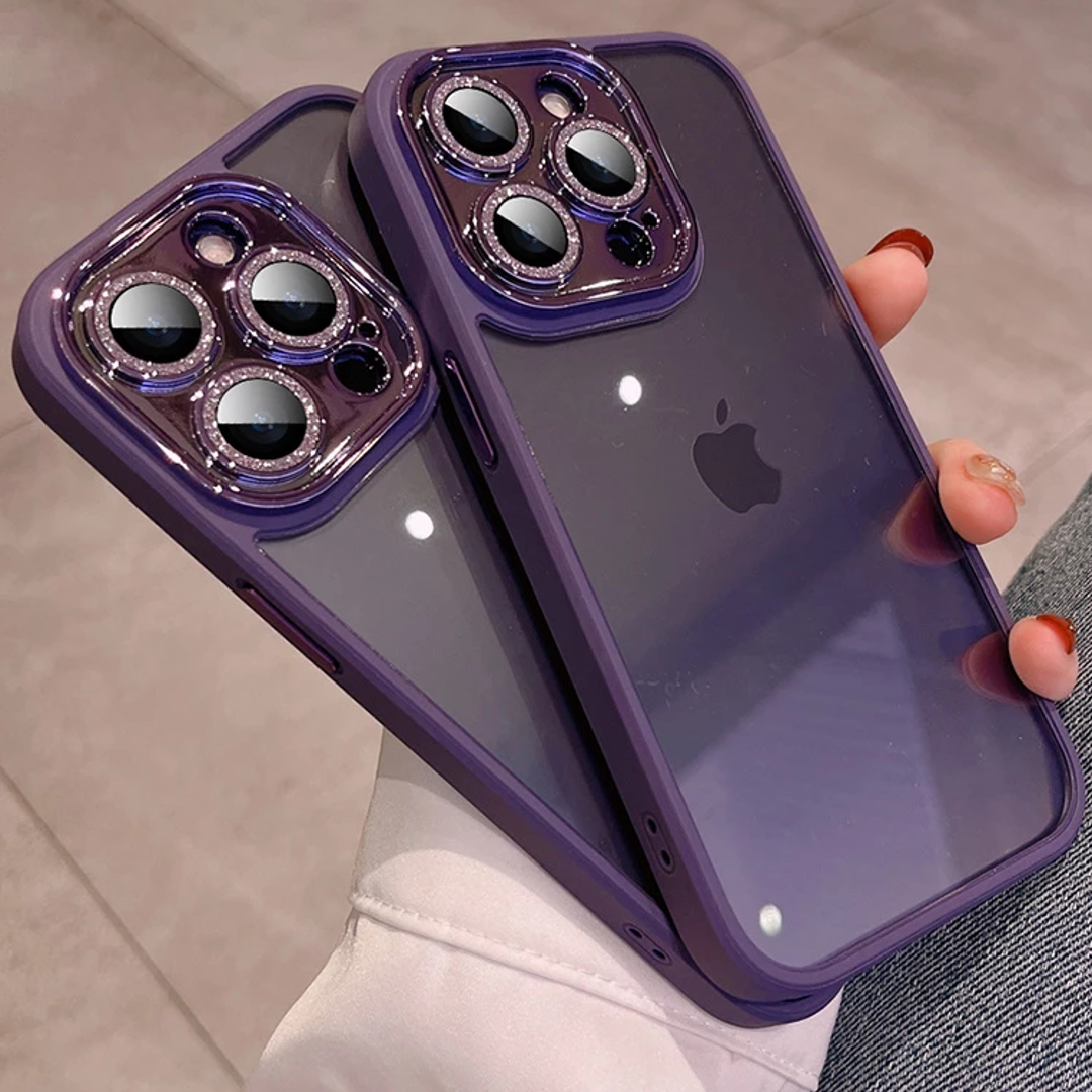 iPhone 14 Series - Diamond Camera Lens Clear Bumper Case casemarts