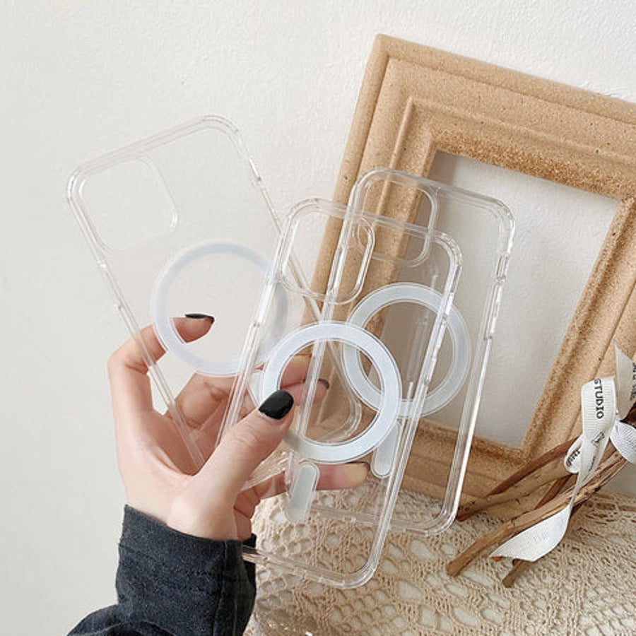 iPhone 14 Plus Anti-Knock TPU Transparent MagSafe Case casemarts