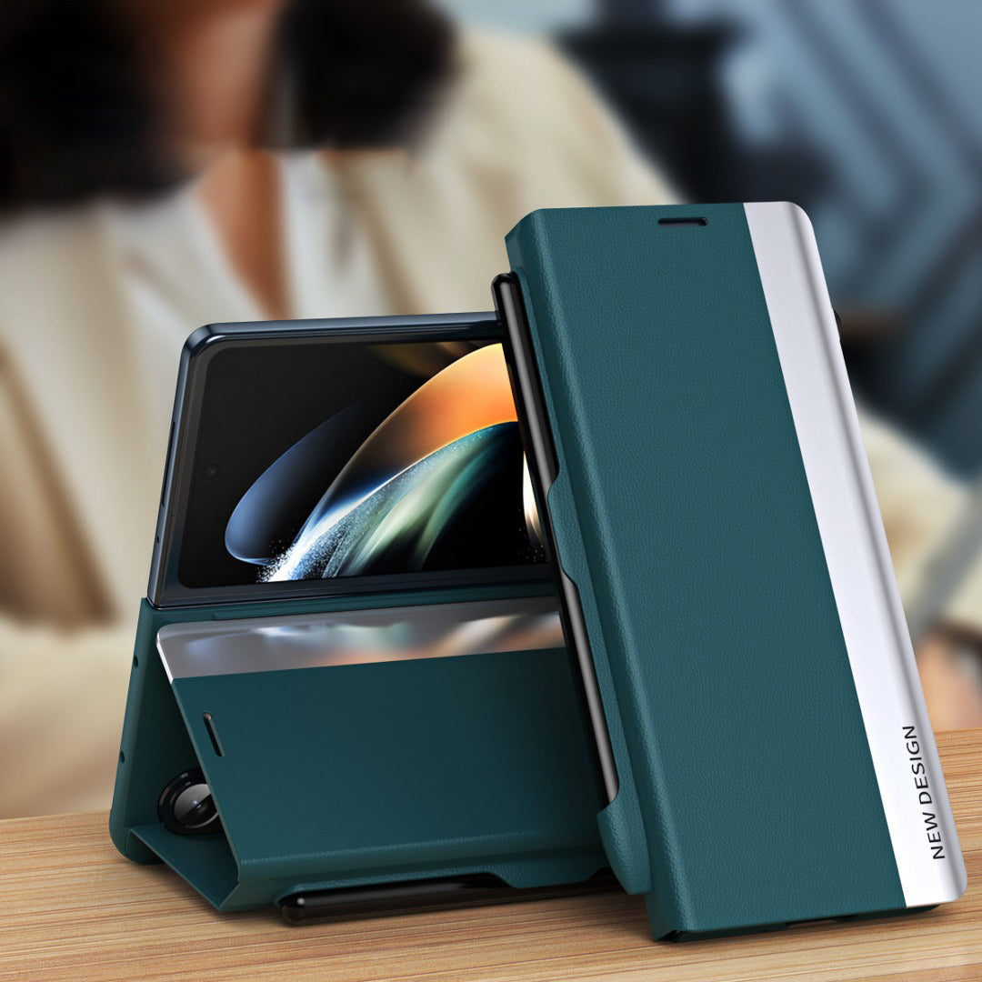 Galaxy Z Fold3 Half Flip Case With Pen Holder casemarts