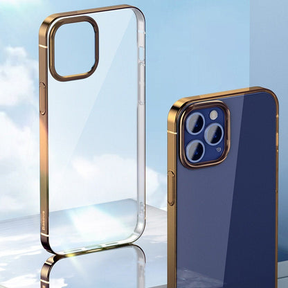 iPhone 12 Pro Electroplating Silicone Transparent Glitter Case casemarts