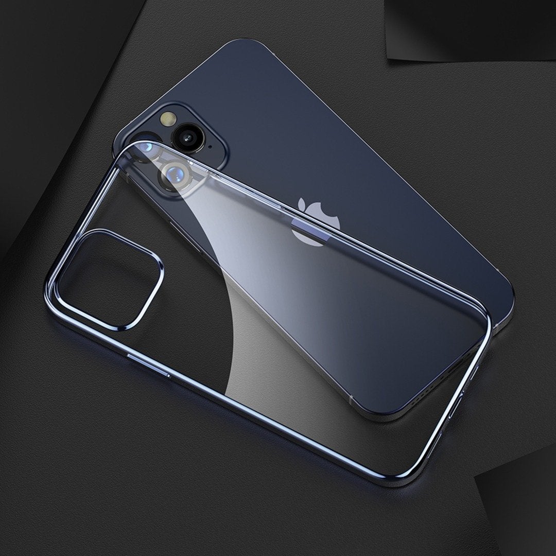 iPhone 12 Series Electroplating Silicone Transparent Glitter Case casemarts