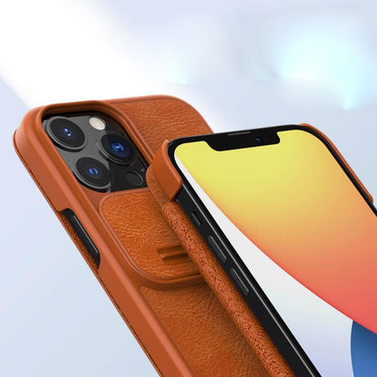 iPhone 13 Camera Protection Leather Flip Case casemarts