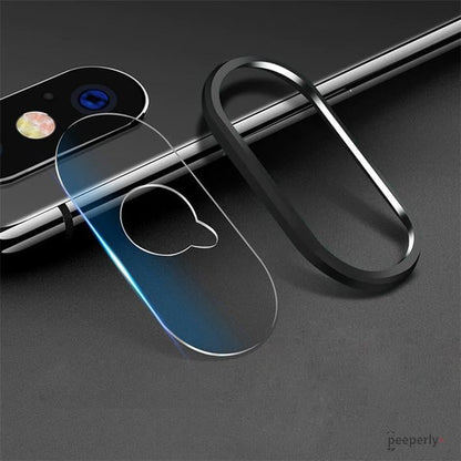 TOTU ® iPhone XS Camera Lens Glass Protector and Ring casemarts