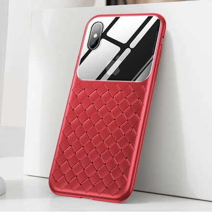 Baseus ® iPhone XS Max Cross Knit Clear Window Case casemarts