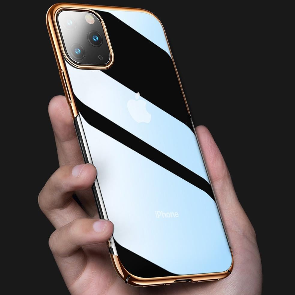 Baseus ® iPhone 11 Pro Ultra-Thin Transparent Sparkling Edge Case casemarts