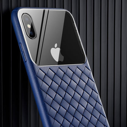 Baseus ® iPhone XS Cross Knit Clear Window Case casemarts