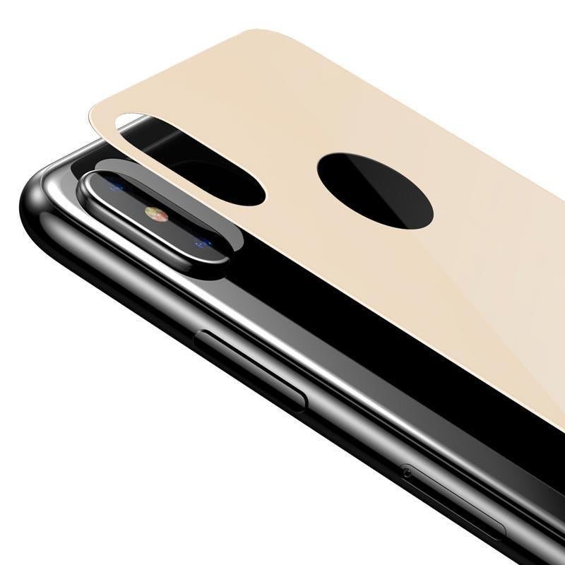 Baseus ® iPhone XS Max  Ultra-thin Back Tempered Glass casemarts