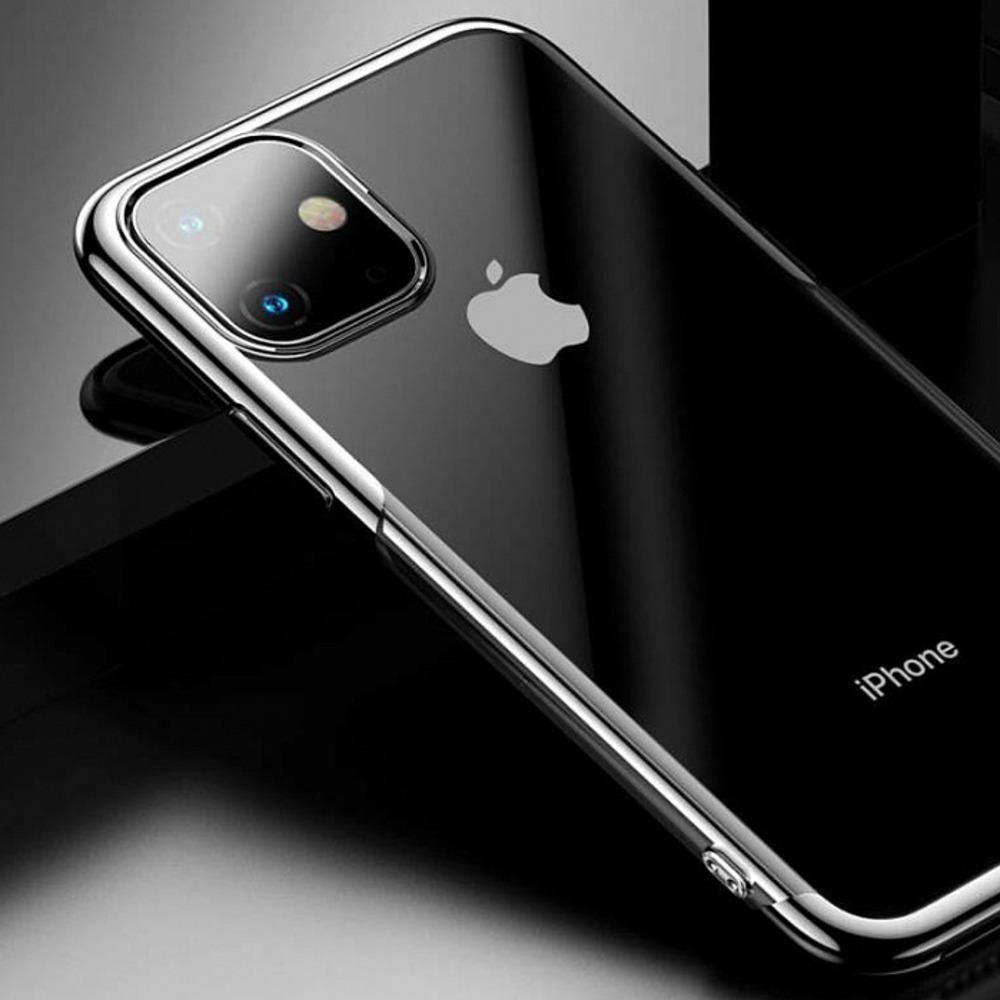 Baseus iPhone 11 Series Ultra-Thin Transparent Sparkling Edge Case casemarts