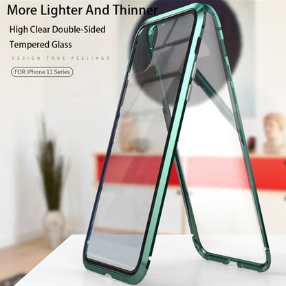 iPhone 11 Series Electronic Auto-Fit (Front+ Back) Glass Magnetic Case casemarts