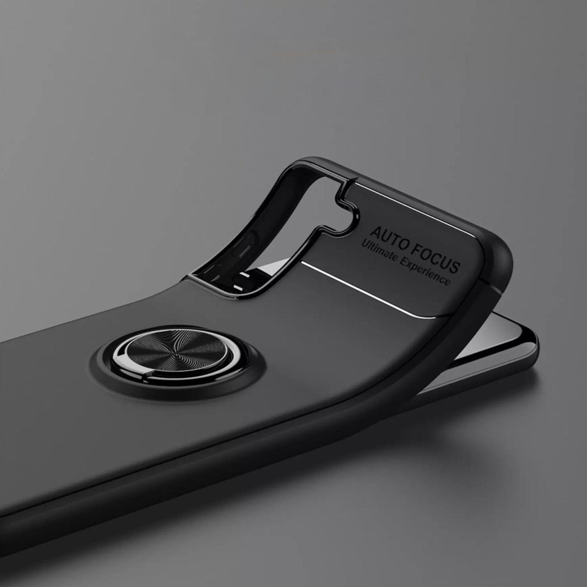Galaxy S22 Metallic Finger Ring Holder Matte Case casemarts