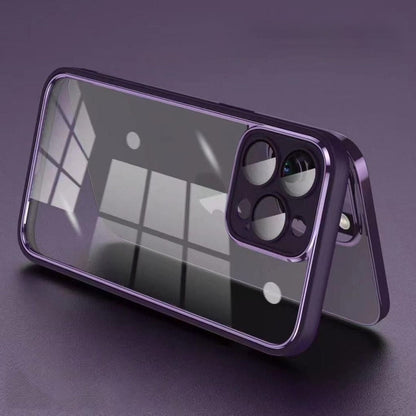 iPhone 14 Series Transparent Electroplating Camera Protection Case casemarts